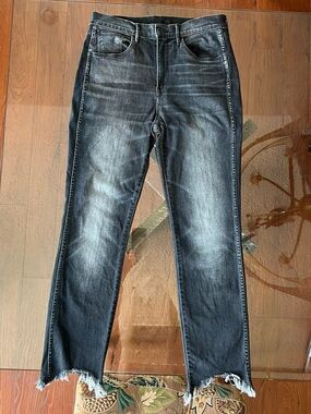 3X1 NYC High-Rise Black Cropped Skinny Jeans sz 29